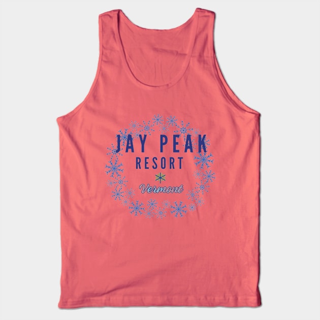 Jay Peak Resort Vermont, U.S.A. Gift Ideas For The Ski Enthusiast. Tank Top by Papilio Art